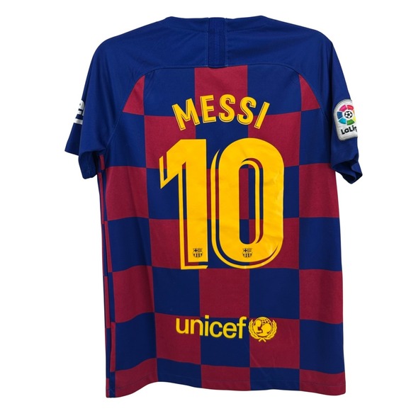 Nike FC Barcelona 2019/20 Home Jersey Messi #10 Size S Men's Soccer Futbol - Picture 2 of 13